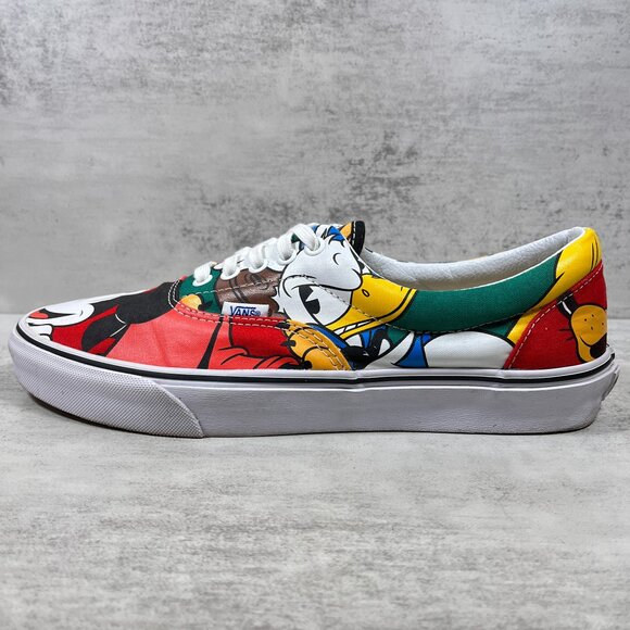 Vans Disney Mickey & Friends Sneakers - Men's Size 10.5 - Red